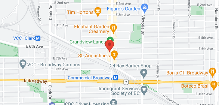 map of 2211 COMMERCIAL DRIVE